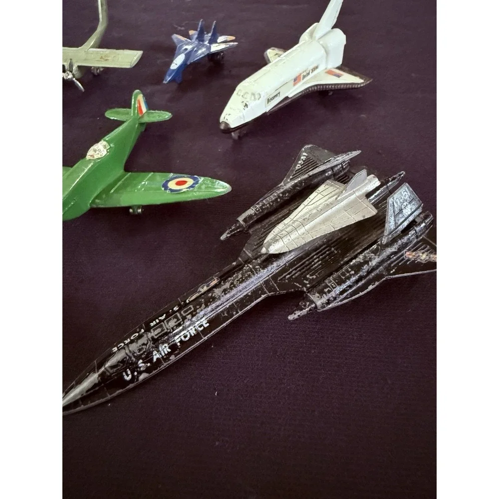 Lot-10 Vintage Diecast Toy Airplanes Space‎ Shuttle Pencil Sharpener